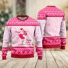 Funny Flamingo Playing Guitar Ugly Christmas Sweater