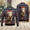 Donkey Funny Colorful Light Funny Ugly Christmas Sweaters