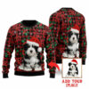 Custom Dog For Christmas Custom Christmas Sweater