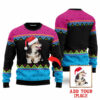 Lovely Corgi Dog On Christmas Party Custom Christmas Sweater