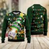 Ho Ho Ho Cow Christmas Tree Ugly Christmas Sweater