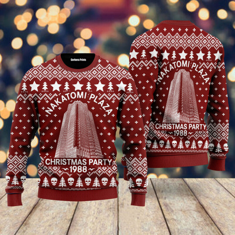 Nakatomi Plaza Ugly Christmas Sweater