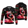 Flamingo Couple Ugly Christmas Sweater