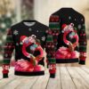 Flamingo Couple Ugly Christmas Sweater