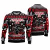 Black Cat Spooky Halloween Ugly Christmas Sweater