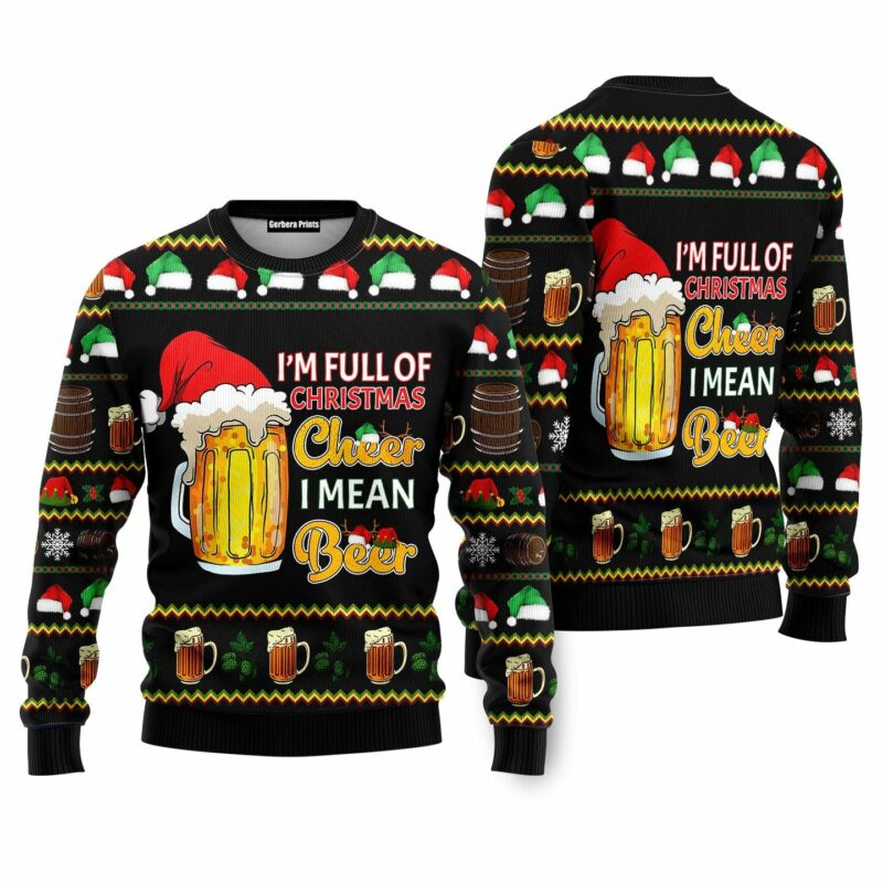 Christmas Cheer Beer Ugly Christmas Sweater