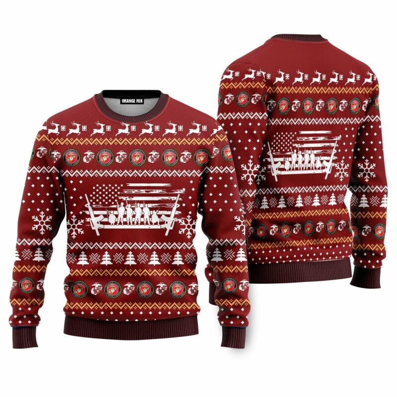 U.S Marine Corps Ugly Christmas Sweater