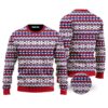 Vintage Knit Style Ugly Christmas Sweater