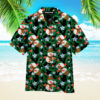 Christmas Snowman In Pine Tree Pattern Hawaiian Shirt WH1039