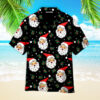 Santa Holly Snow Flakes Joyful Christmas Pattern Aloha Hawaiian Shirts WT7496