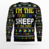 I Am The Rainbow Sheep Of Family Ugly Christmas Sweater