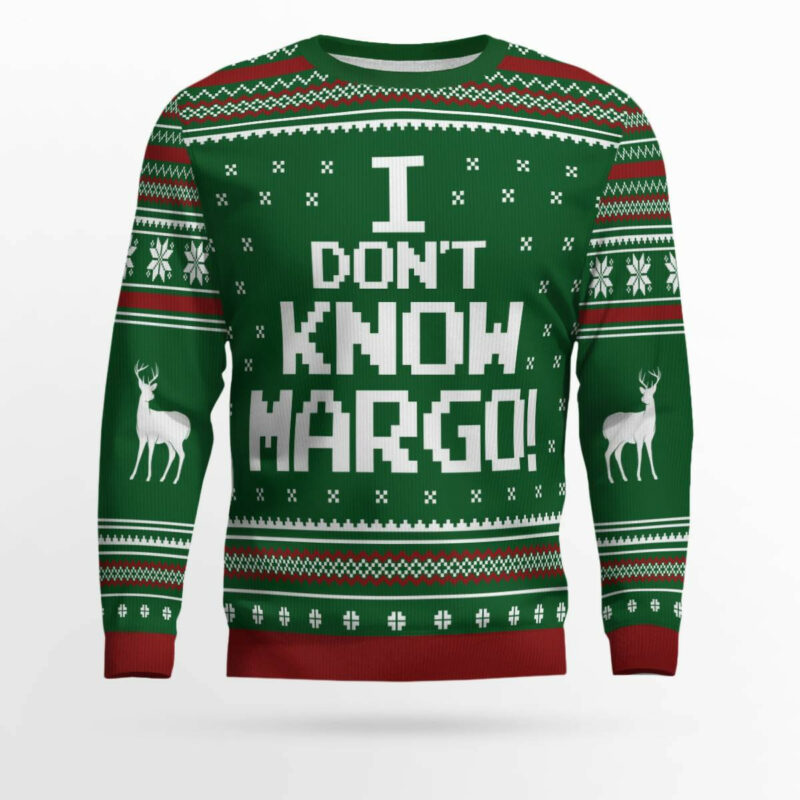 I don’t know Margo! Ugly Christmas Sweater