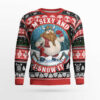 Frosty Viking Warrior - Viking Ugly Christmas Sweater