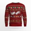 Cat Light Ugly Christmas Sweater