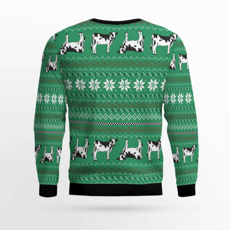 Funny Cow Ugly Christmas Sweater