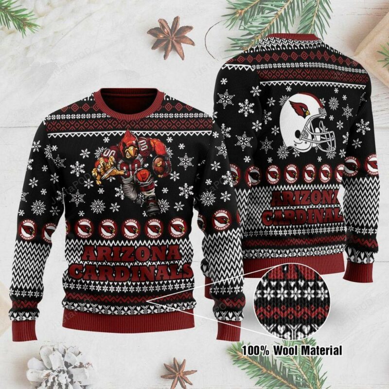 Arizona Cardinals American Football Christmas Ugly Sweater - Narides