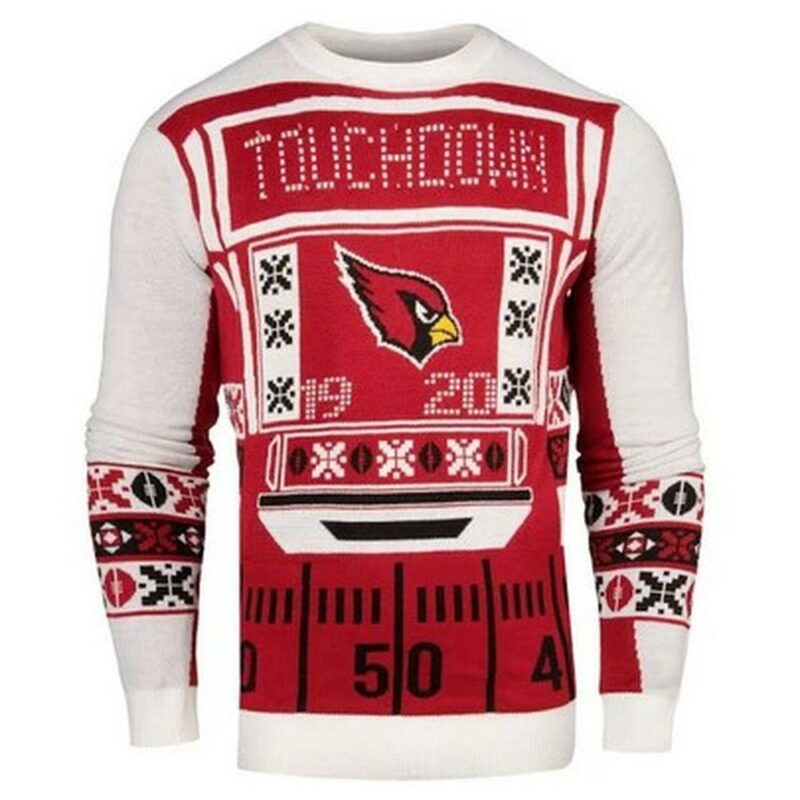 Arizona Cardinals Cardinal Lightup Christmas Limited Ugly Sweater - Narides