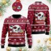 Arizona Cardinals Cute The Joe Cool Snoopy Show Football Helmet Christmas Ugly Sweater - Narides