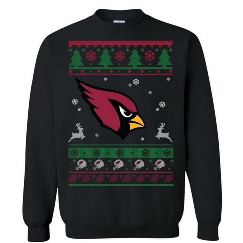 Arizona Cardinals Logo Nfl Football Christmas Ugly Sweater - Narides