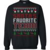 Arizona Cardinals Santa Favorite Team Christmas Ugly Sweater - Narides