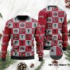 Atlanta Falcons Logo Checkered Flannel Christmas Limited Ugly Sweater - Narides