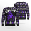 Braaap Moto Ugly Christmas Sweater (Purple Version)