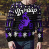 Braaap Moto Ugly Christmas Sweater (Purple Version)