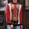 Funny Six Pack Muscle Ugly Christmas Sweater