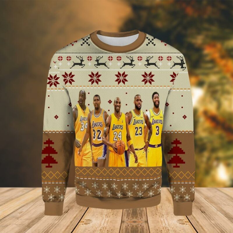 Basketball Los Angeles Lakers Christmas Limited Ugly Sweater - Narides