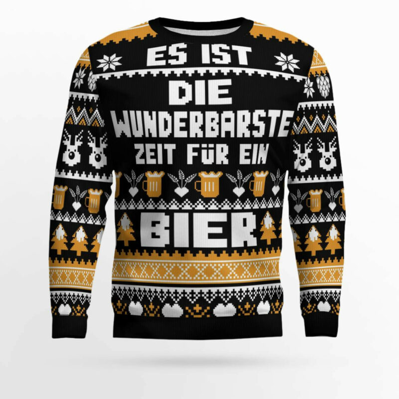 Die Wunderbarste Zeit Für Ein Bier Ugly Christmas Sweater