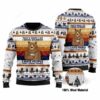 Bear Drink Bourbon Whiskey Christmas Ugly Sweater