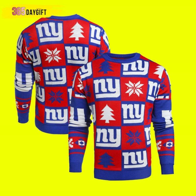 Beauty Logo New York Giants Christmas Limited Ugly Sweater - Narides