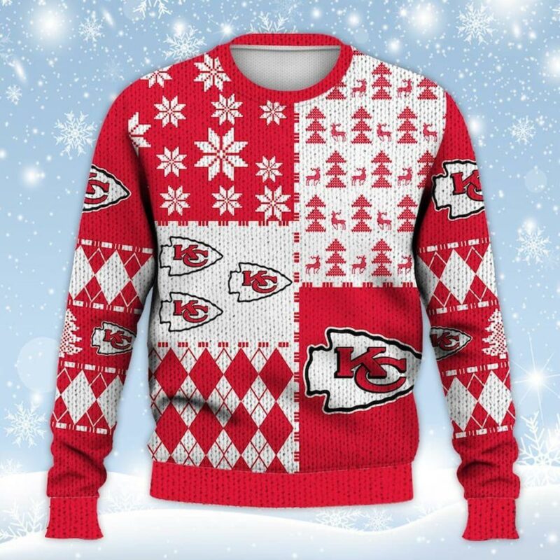 Best 2024 Kansas City Chiefs Christmas Limited Ugly Sweater - Narides