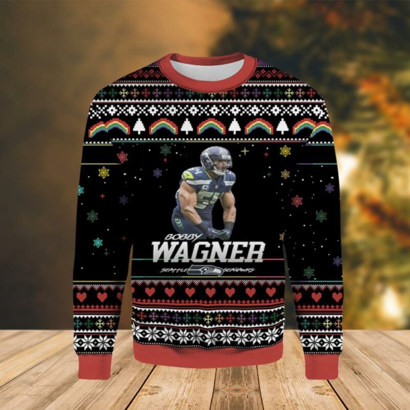 Bobby Wagner Seattle Seahawks Christmas Limited Ugly Sweater - Narides