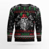 Valhalla-la-la Viking Christmas Sweater - Festive Warrior Spirit Viking Ugly Christmas Sweater