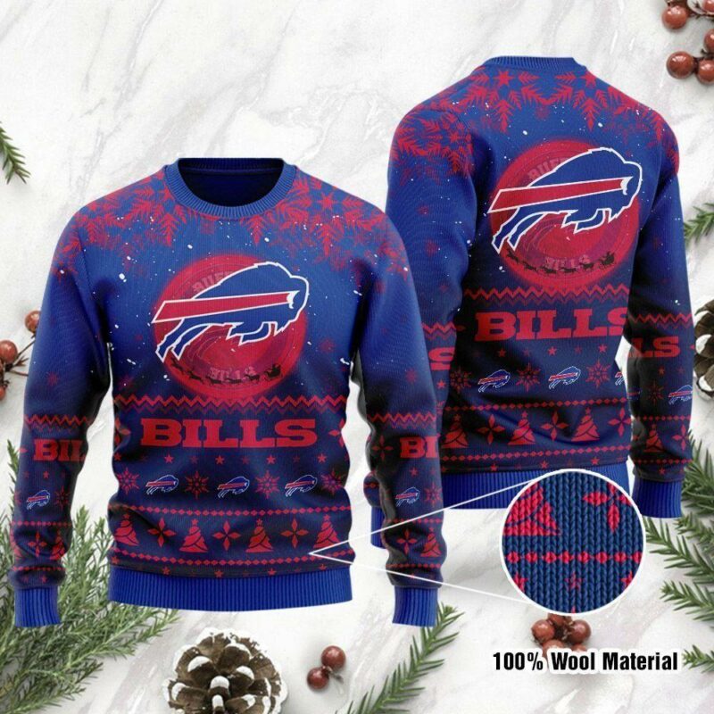 Buffalo Bills American Football Christmas Ugly Sweater - Narides