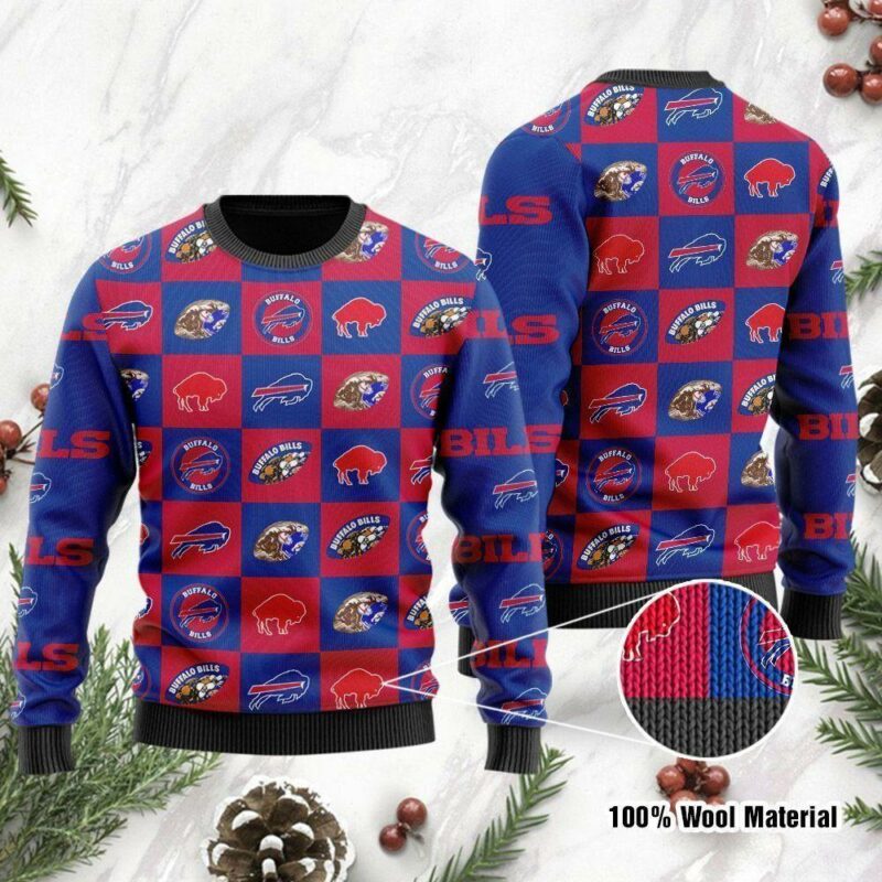 Buffalo Bills Logo American Football Christmas Limited Ugly Sweater - Narides