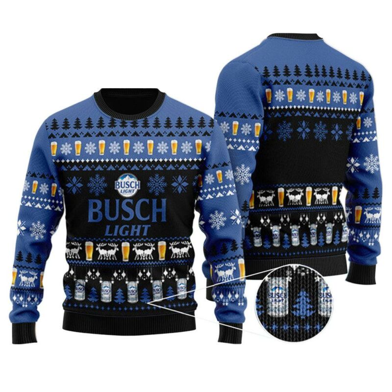 Busch Light Ugly Christmas Sweater