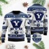 Byu Cougars Football Team Logo Christmas Limited Ugly Sweater - Narides