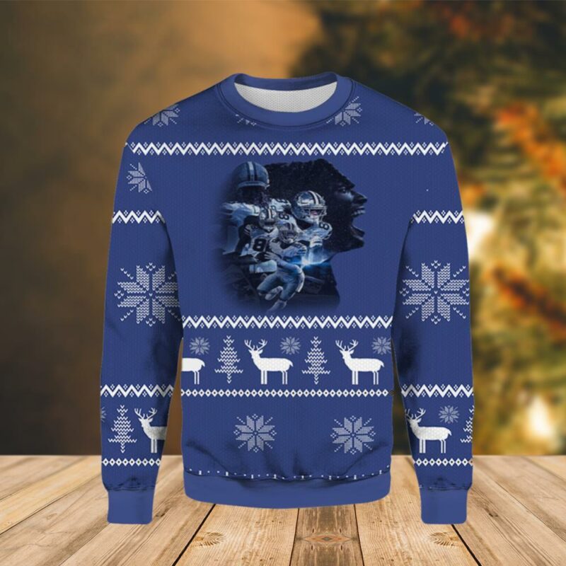 Ceedee Lamb Cowboys Number 88 Limited Ugly Sweater - Narides