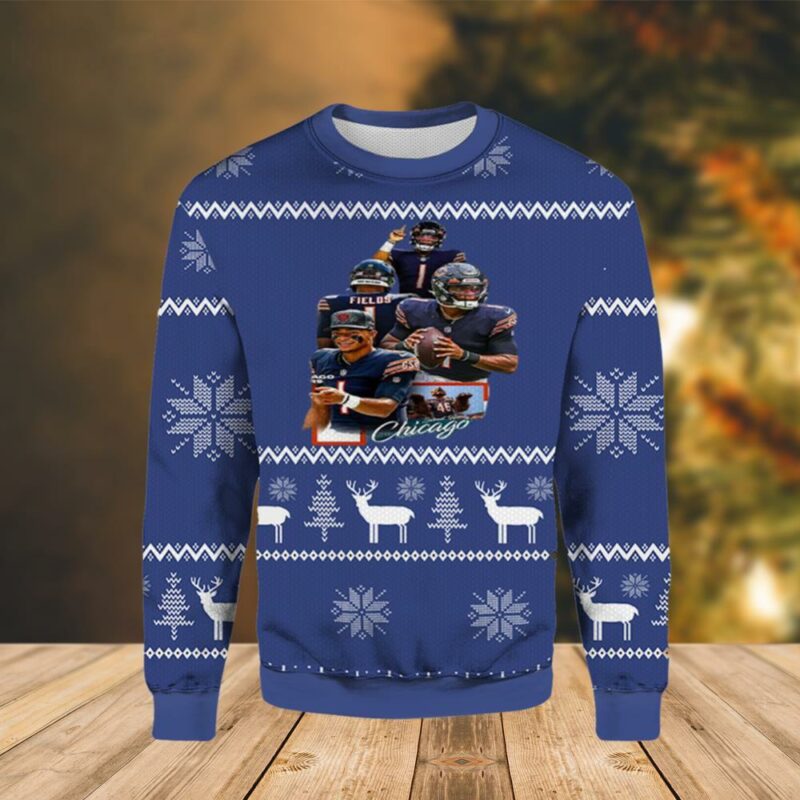 Chicago Bears Nfl Foolball Team Christmas Ugly Sweater - Narides