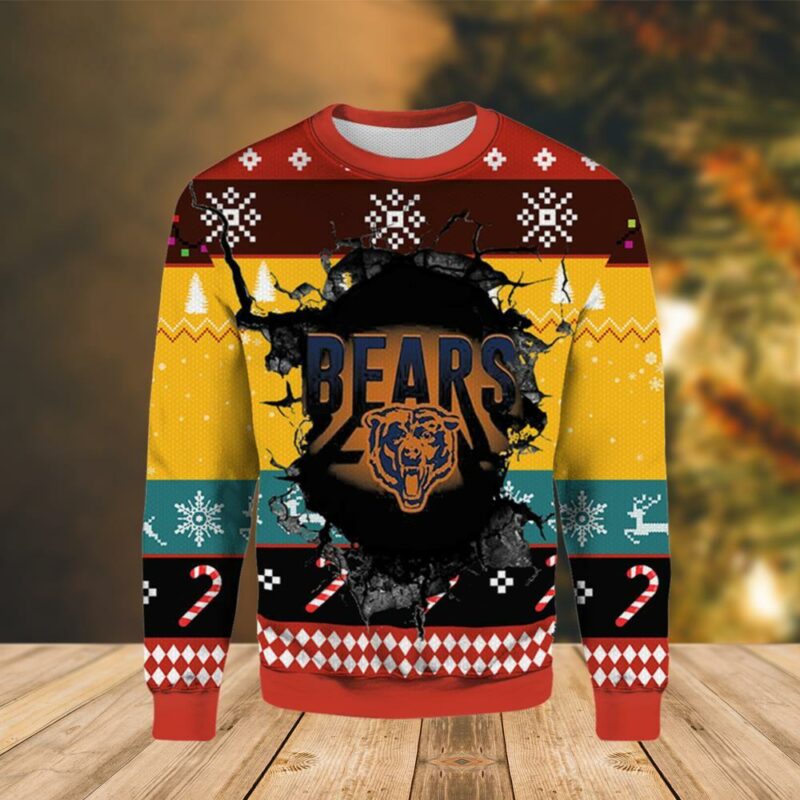 Chicago Bears Team Spotlight Limited Ugly Sweater - Narides