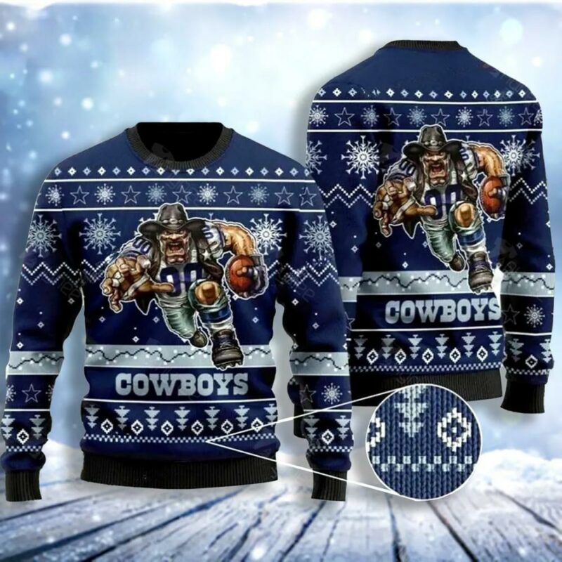 Christmas Nfl Dallas Cowboys Christmas Limited Ugly Sweater - Narides