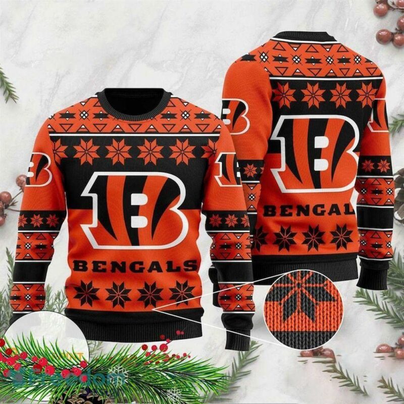 Cincinnati Bengals Nfl Holiday Party Bengals Ideas Christmas Awesome Ugly Sweater - Narides