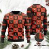 Cleveland Browns Logo Checkered Flannel Design Christmas Limited Ugly Sweater - Narides