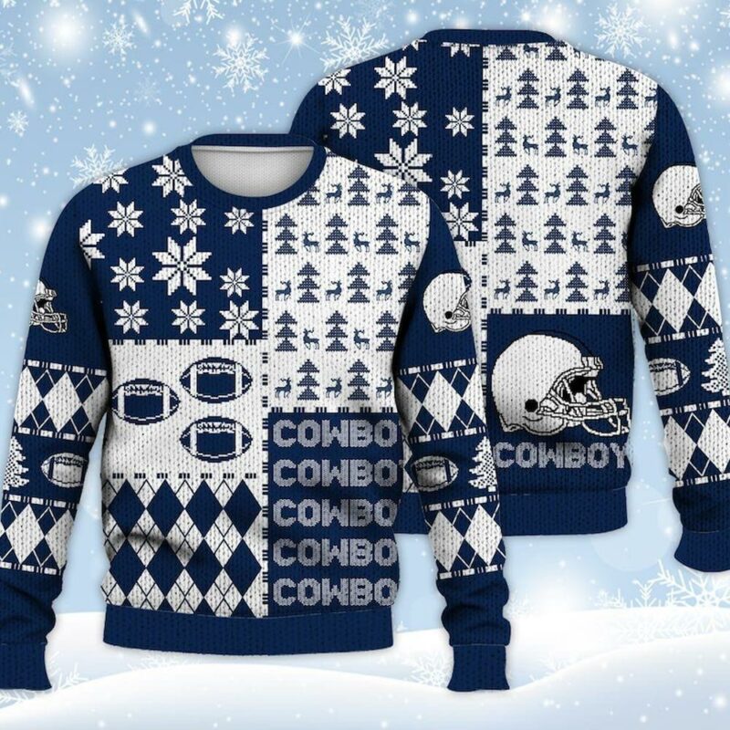 Cowboys Christmas Ugly Sweater - Narides