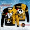 Custom Boston Bruins Walking Abbey Road Christmas Awesome Ugly Sweater - Narides