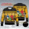 Custom Name Boston Bruins Christmas Ugly Sweater - Narides