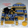 Custom Name Stephen Curry Golden State Basketball Christmas 3d Awesome Ugly Sweater - Narides