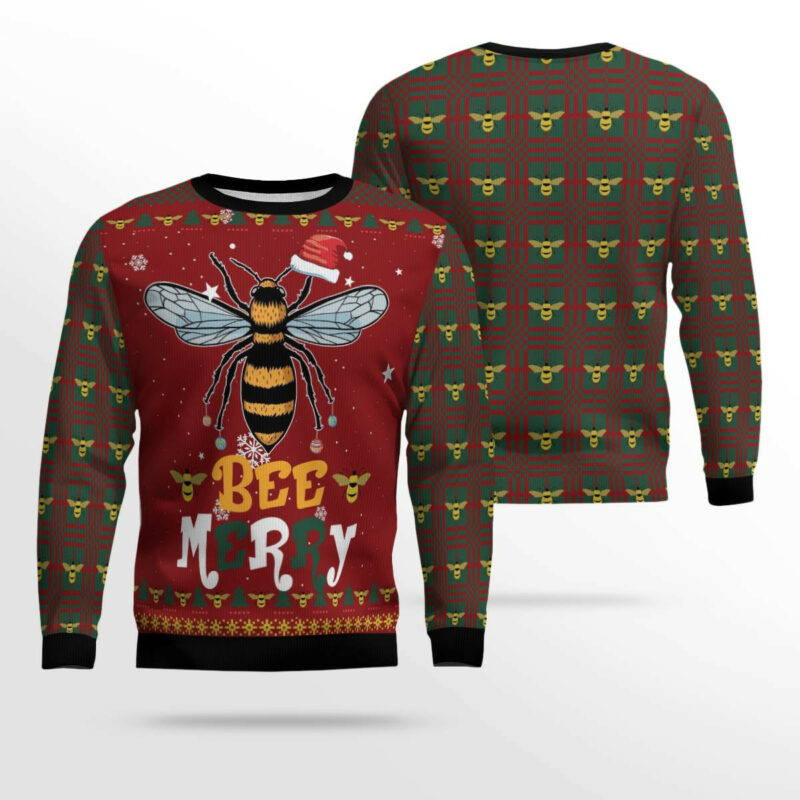 Bee Merry Ugly Christmas Sweater